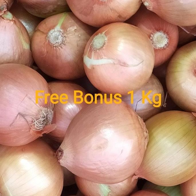 

Diskon! Bawang Bombay Segar 1kg + Bonus Menarik