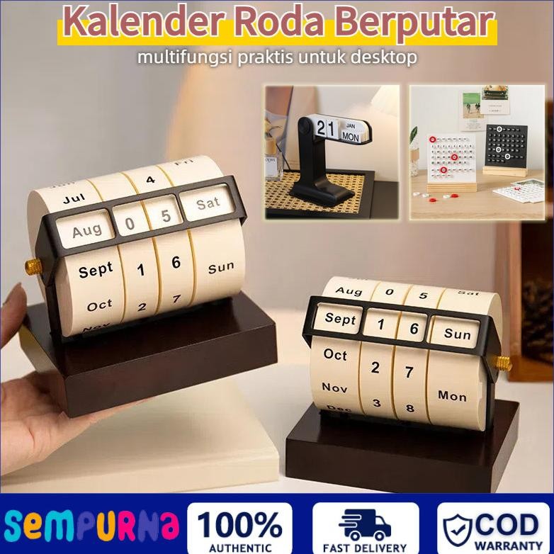 

Promo Spesial!! PK32 COD Kalender Abadi Desktop Kalender Ornamen Ruang Tamu Ruang Ornament Living Room Office Desktop Calendar Creative Crafts Termurah Hemat