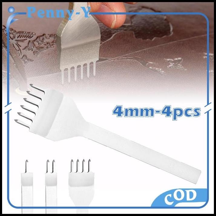 

Leathercraft Hole Punches Alat Diy Kulit 4mm Punches Stitching Tool