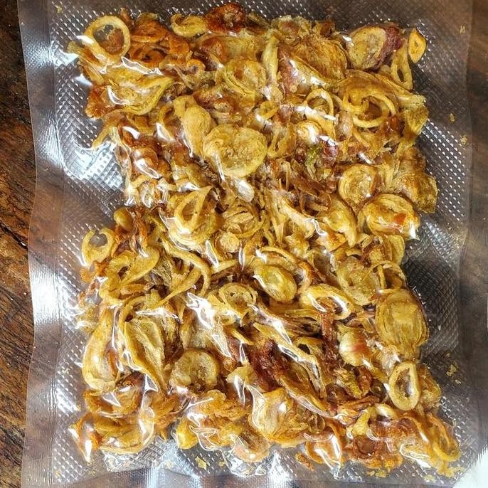 

Diskon! Bawang Goreng Pedas 1Kg Bawang Merah Goreng Rasa Pedas Renyah Tahan Lama
