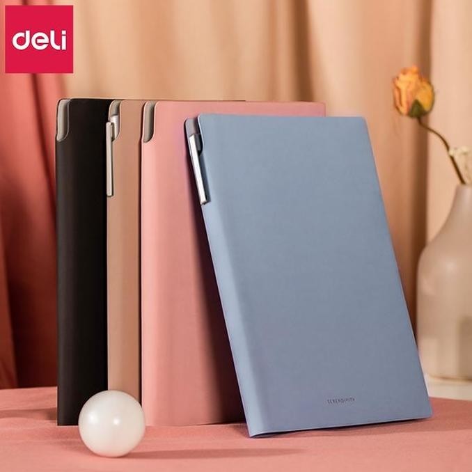 

Tersedia Deli EN128L Leather Notebook A5 - Agenda Buku Catatan Sampul Kulit 96 Halaman