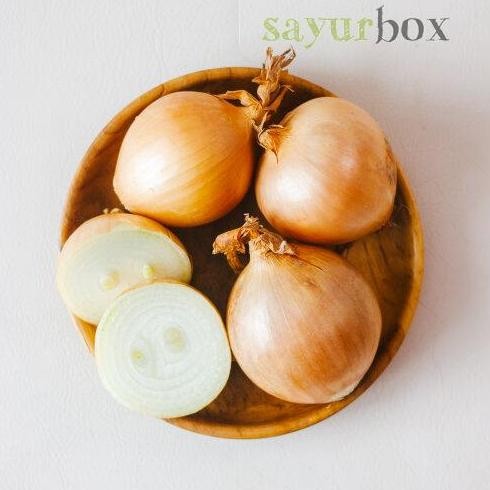 

Diskon! Bawang Bombay Konvensional Fresh Sayurbox 1kg