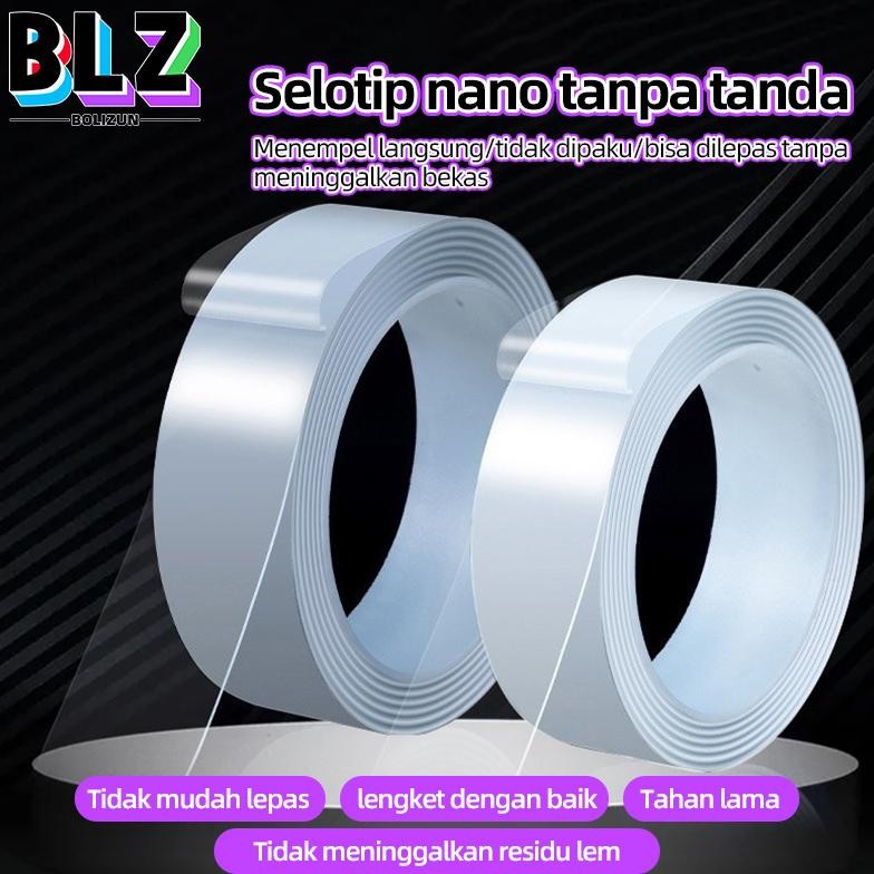 

Rd1- Bolizun Double Tape / Tip Isolasi Bening Serbaguna Super Kuat / Doube Tape 3 Meter