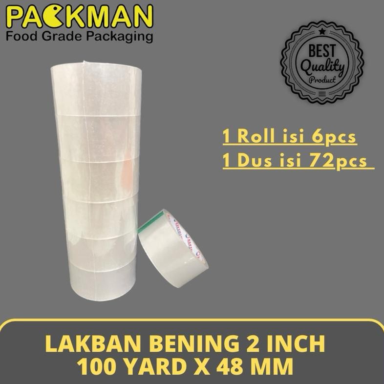 

Rd1- Lakban Bening 2 48 Mm X 100 Yard / 2 Inch