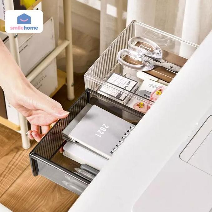 Laci Minimalis Laci Tempel Portable Bawah Meja - Sliding Drawer