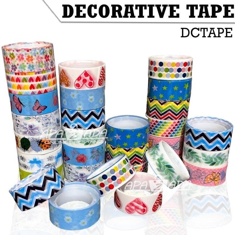 

Rd1- Apazada - Decorative Tape 1.5Cm X 3M / Isolasi Pita Motif Plester / Dctape Murah Berkualitas