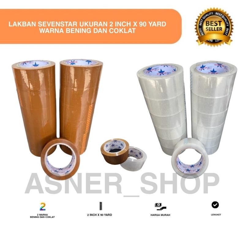 

Rd1- Lakban Coklat Bening Isolasi Tape Solasi Paket 48Mm 100Yard 2 Selotip 100 Yard Packing