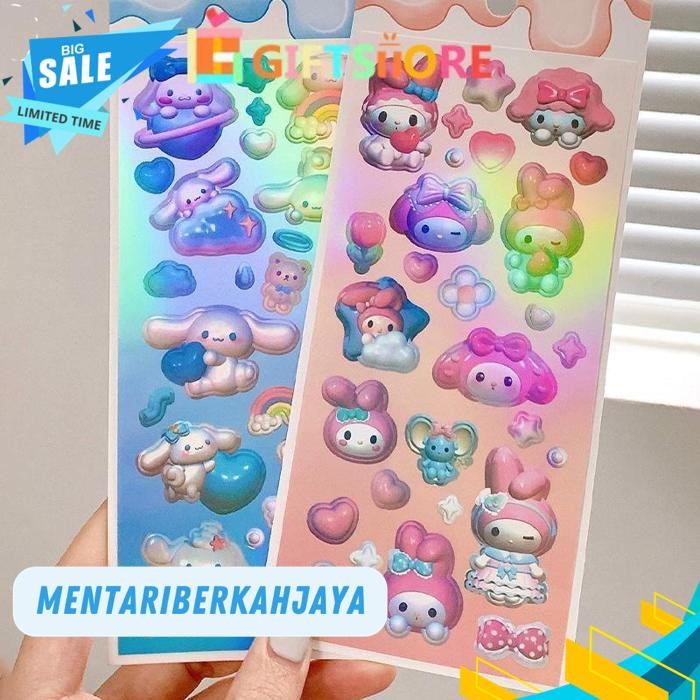

SANRIO STIKER 3D BOTOL MINUM KUROMI SSTIKER LUCU GLITTER DEKORATIF ANJING MELODI POCHACCO DIY STIKER DEKORATIF SCRAPBOOK STICKER-GS BY MENTARI BERKAH JAYA
