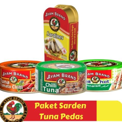 

NO_MORE Ayam Brand - Paket Ikan Sarden Tuna Kaleng Pedas