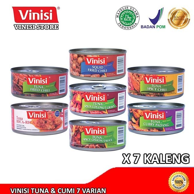 

NO_MORE Paket 7 Kaleng Vinisi Tuna dan Cumi 7 Varian
