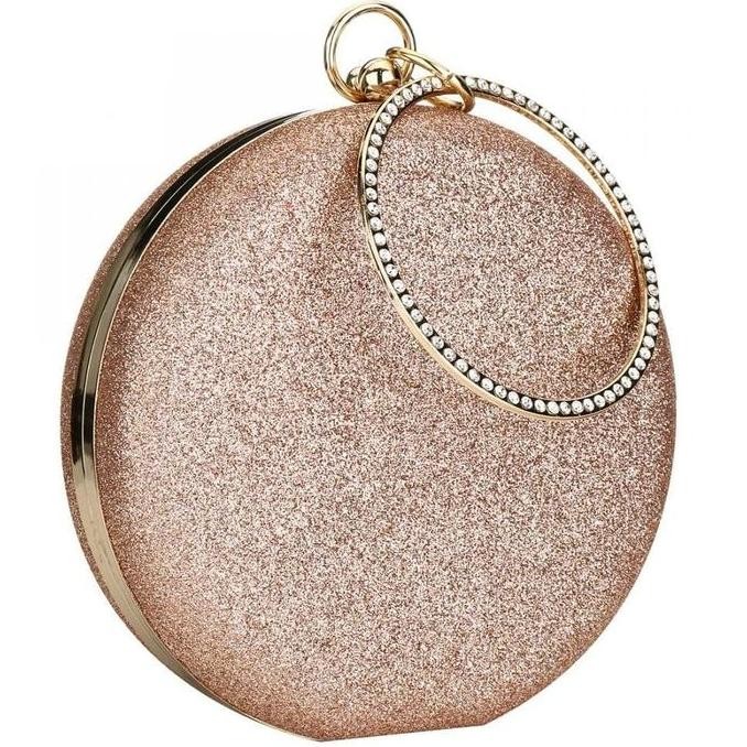 Tas Pesta Mewah Zeebee Bulat Mewah