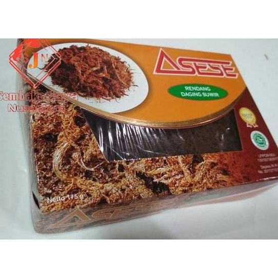 

Rendang Daging Suwir Kering Asese Rendang Asese Khas Padang asli ZS