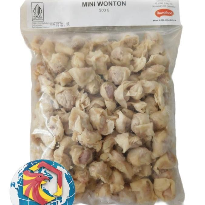 

Bumifood Mini Wonton Pangsit Mini Isi Udang Cumi Ikan Gr