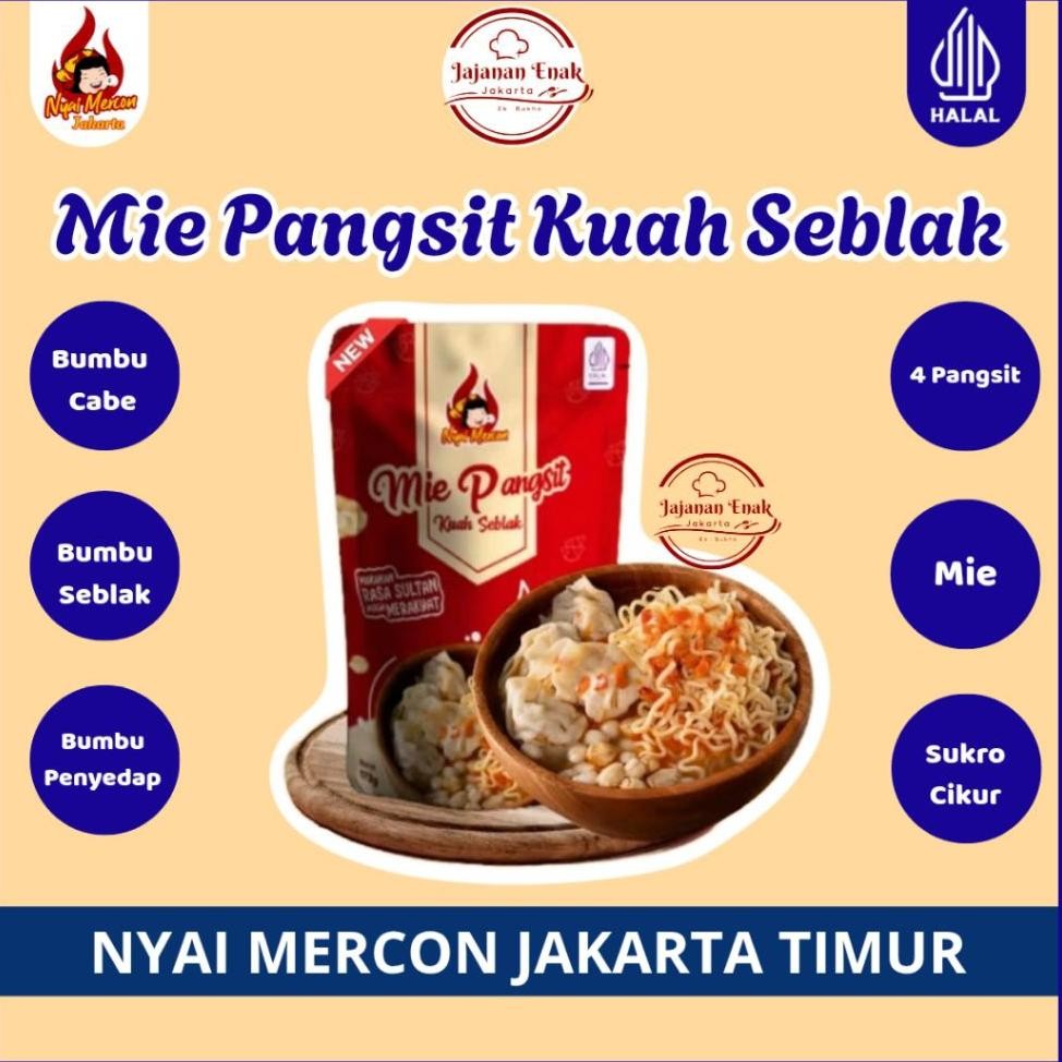 

Nyai Mercon Mie Pangsit Kuah Seblak