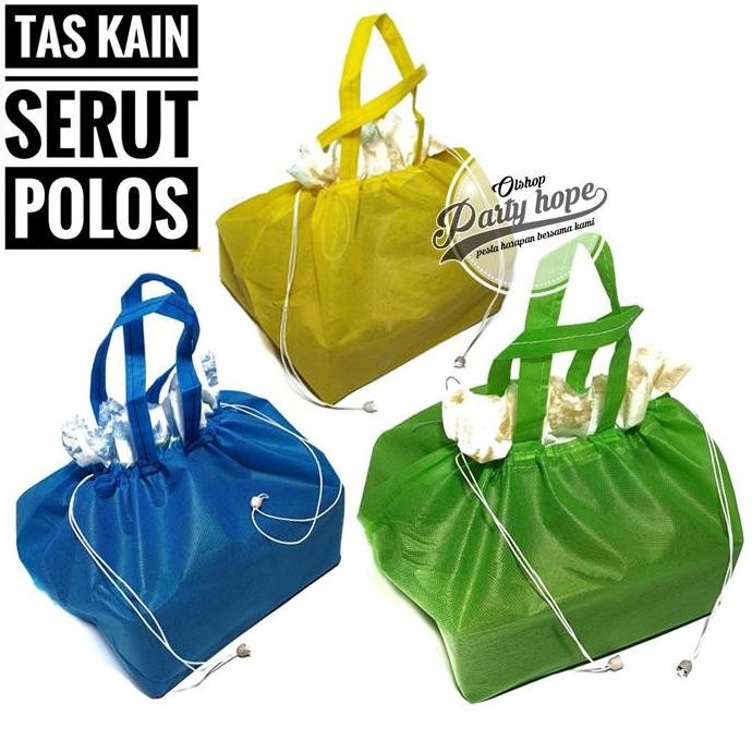 ~@~@~@~@] tas spunbond serut / goodie bag spunbond serut tas souvenir tali serut