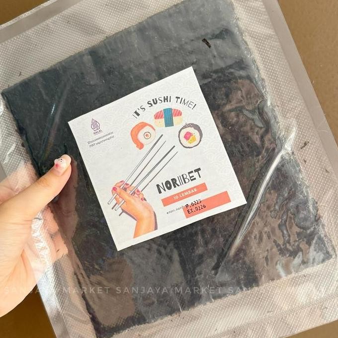 

Produk Baru!! Sushi Nori Rumput Laut Kering NO RIBET - Ready Bandung Halal