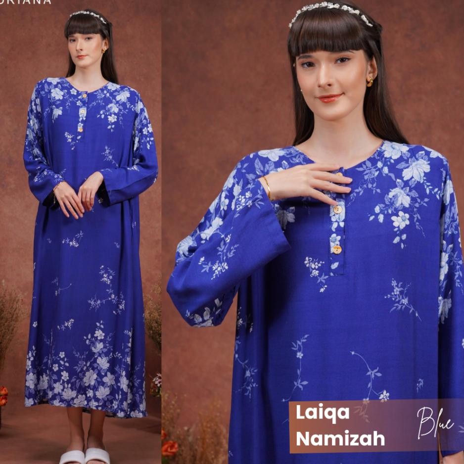 Ana Homewear Long Dress Hamil Laiqa Series Daster Gamis Bumil Busui