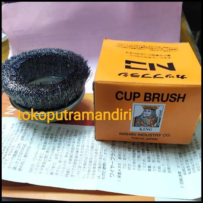 Sikat Mangkok king 3" Cup Brush 3" king