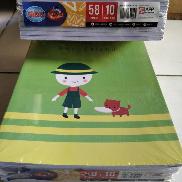 

READY BUKU TULIS SIDU 58 LEMBAR 1 PACK ISI 10 BUKU ORIGINAL