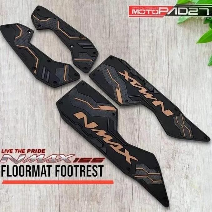 KARPET PIJAKAN KAKI NMAX NEW 2020 -2023 PIJAKAN KAKI NMAX BY MOTOPAD27