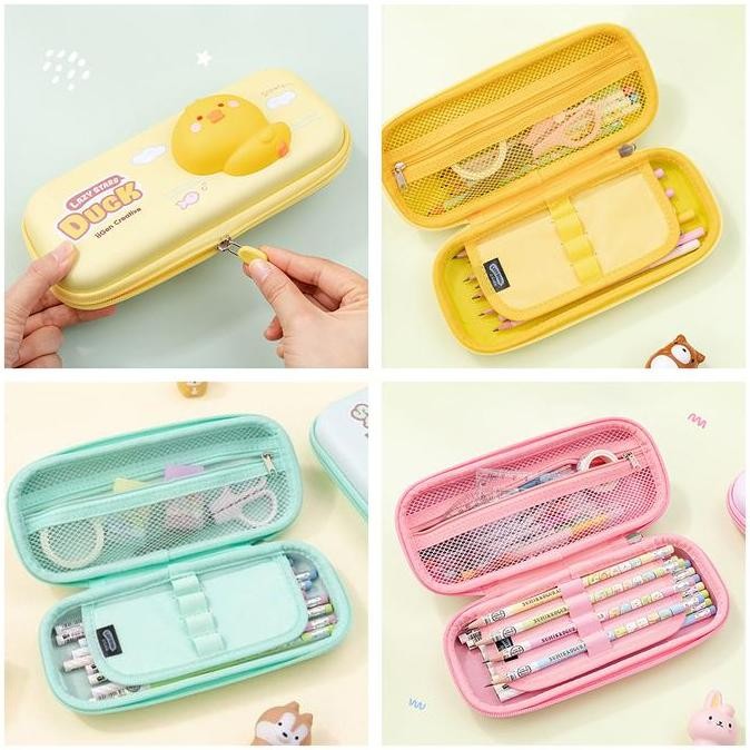 

TOKKADO Fuwa Tempat Kotak Pensil Squishy Anak Sekolah Karakter Lucu HS