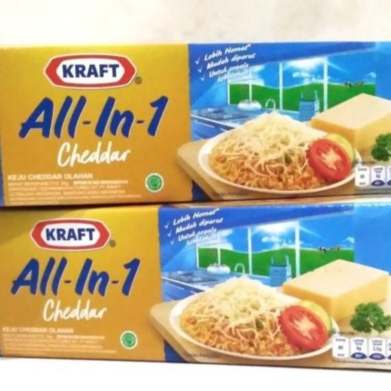 

Keju Kraft Cheddar All In One 2Kg