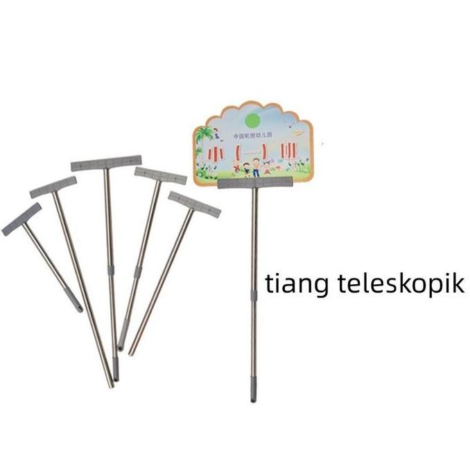 

Tiang Iklan Teleskopik/Papan Iklan Genggam, Tiang Teleskopik Untuk Papan Iklan Yang Dapat Diangkat Di Tangan