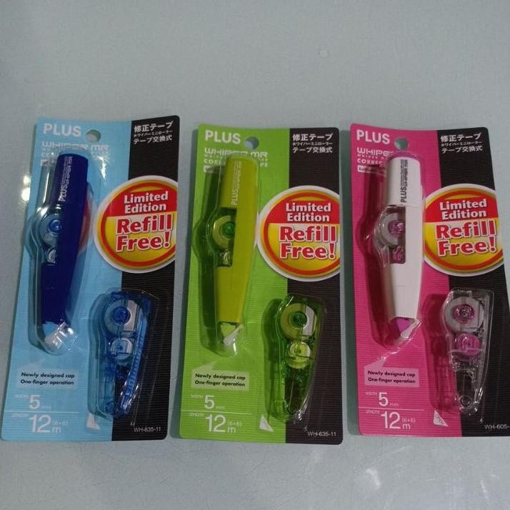 

Tip Ex Rol Plus Whiper Mr Correction Tape Refilable Pcs