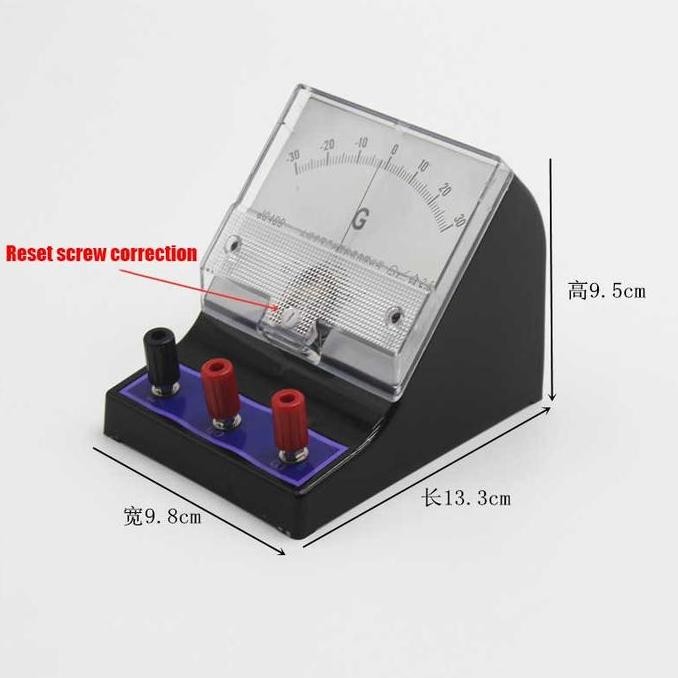 Galvanometer Analog / Detektor Ammeter -300Ua To +300Ua