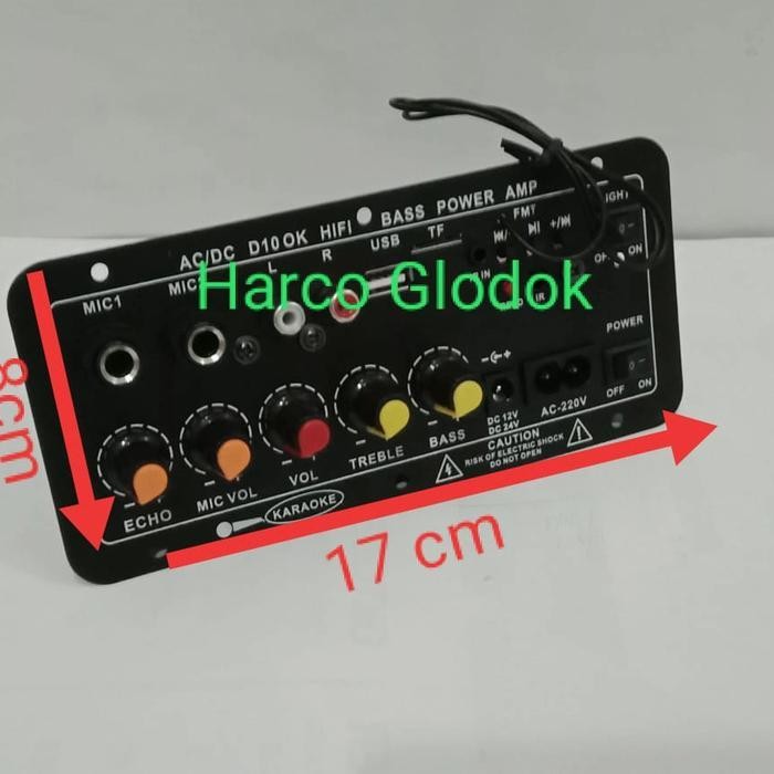 Kit basstube modul subwoofer HI FI 10K Bluetooth & karaoke Berkualitas Terbaru