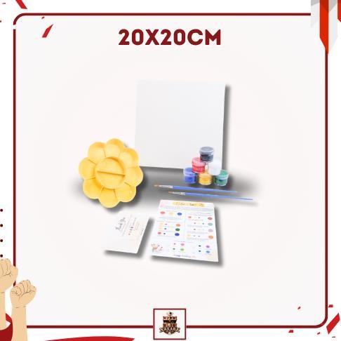

Terbaru Paket Alat Lukis Kanvas Set 20X20Cm Dilengkapi Dengan Cat Akrilik, Kuas & Palet | Toys Gift, Creative Activity, Art, Painting, Lukisan, Drawing, Kado BisaCod