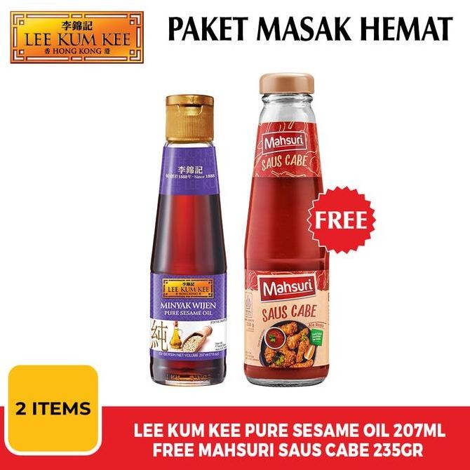 

Promo Paket Masak Hemat Minyak Wijen 207ml + Saus Cabe 235gr
