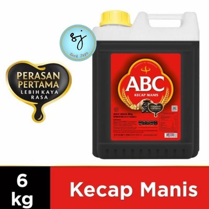 

Promo Kecap Manis ABC Jerigen 6 Kg | Kecap Masak HALAL Original Manis Gurih