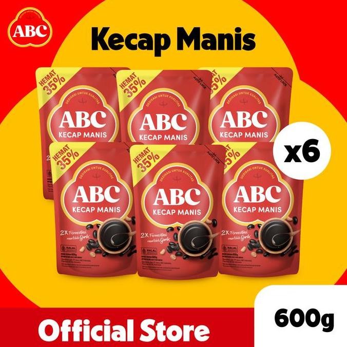 

Promo Multipack ABC Kecap Manis 600gr Isi 6 pcs - Kecap Manis Serbaguna