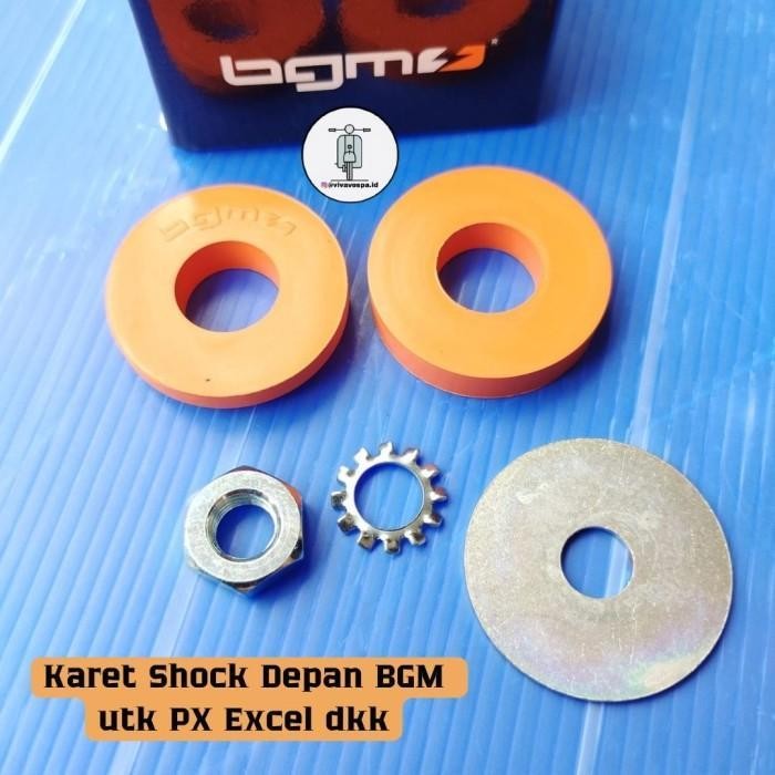 Karet Shock Depan Vespa BGM Germany Untuk PX, Excel Terbaru