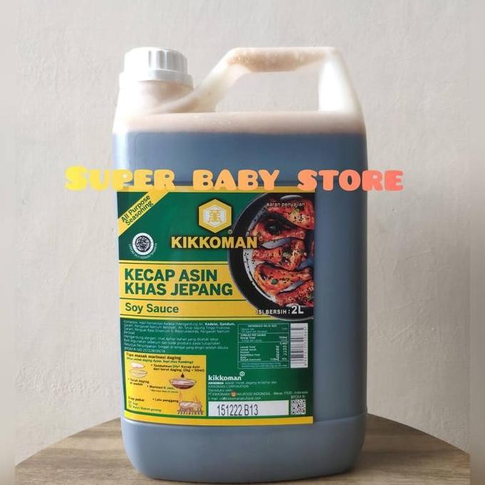 

Promo Kikkoman Kecap Asin Jepang 2 Liter HALAL - Soy Sauce Shoyu Premium