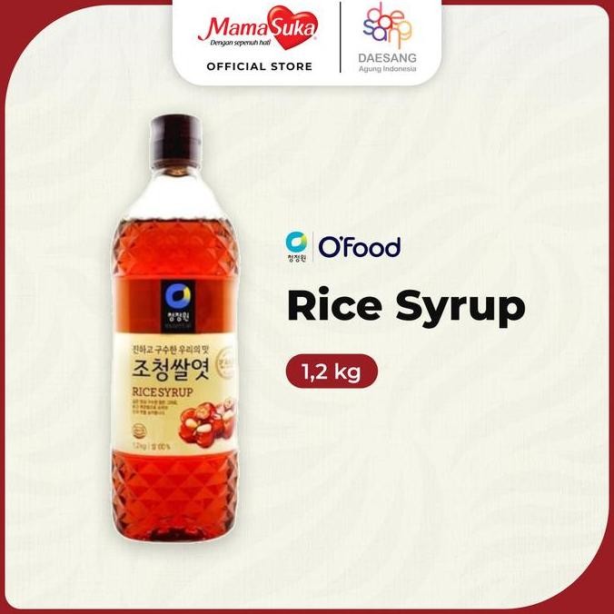 

Promo MamaSuka Chung Jung One Rice Syrup 1.2 Kg - Sirup Beras Alami Untuk Masak