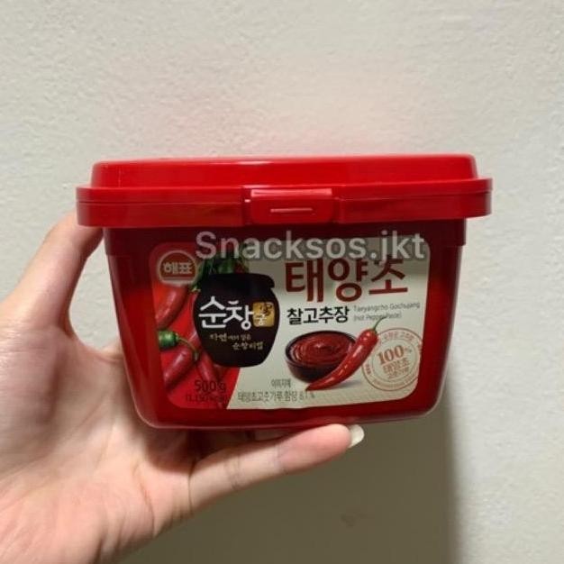 

Promo Gochujang SAJO TAEYANGCHO 500gr - Sambal Pasta Korea Pasta Cabai Halal