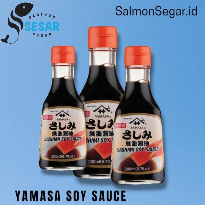 

Promo Yamasa Sashimi Soy Sauce 200ml Kecap Jepang Premium Sashimi