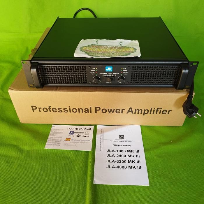jk coustic jla2400 jla-2400 jla 2400 power amplifier