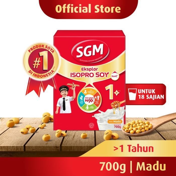 

Bis Sgm Eksplor Isopro Soya 1+ Madu Susu Formula Pertumbuhan 700Gr