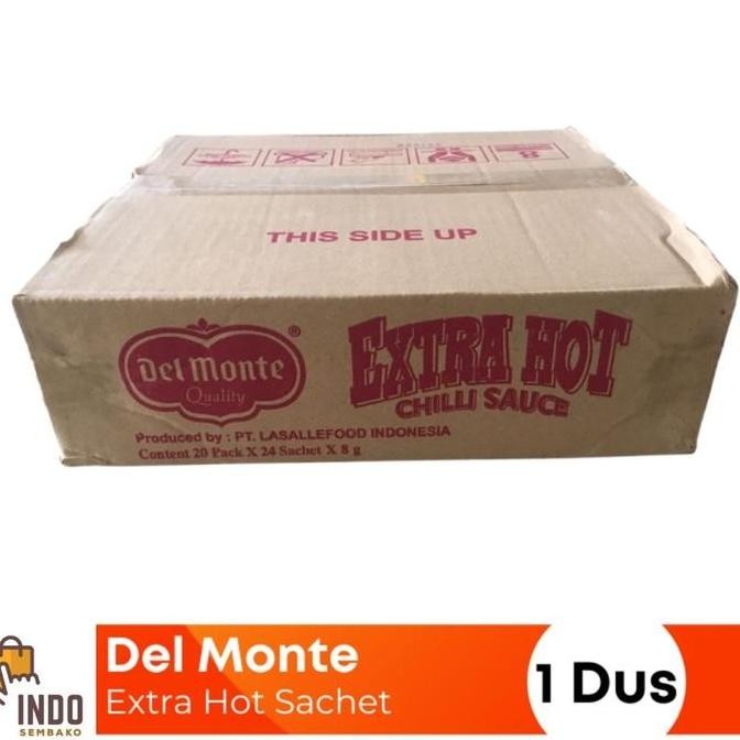 

Promo Delmonte Extra Hot Saus Pedas Sachet 8g x 480 Pcs