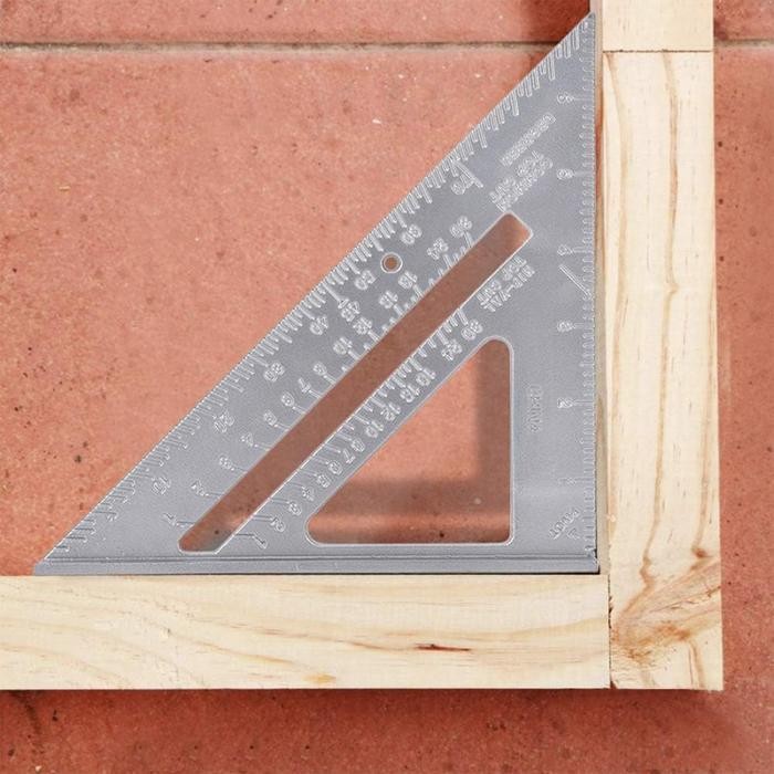 

MPS Penggaris Siku Sudut Waterpas Speed Square Bahan Besi 7 Inch