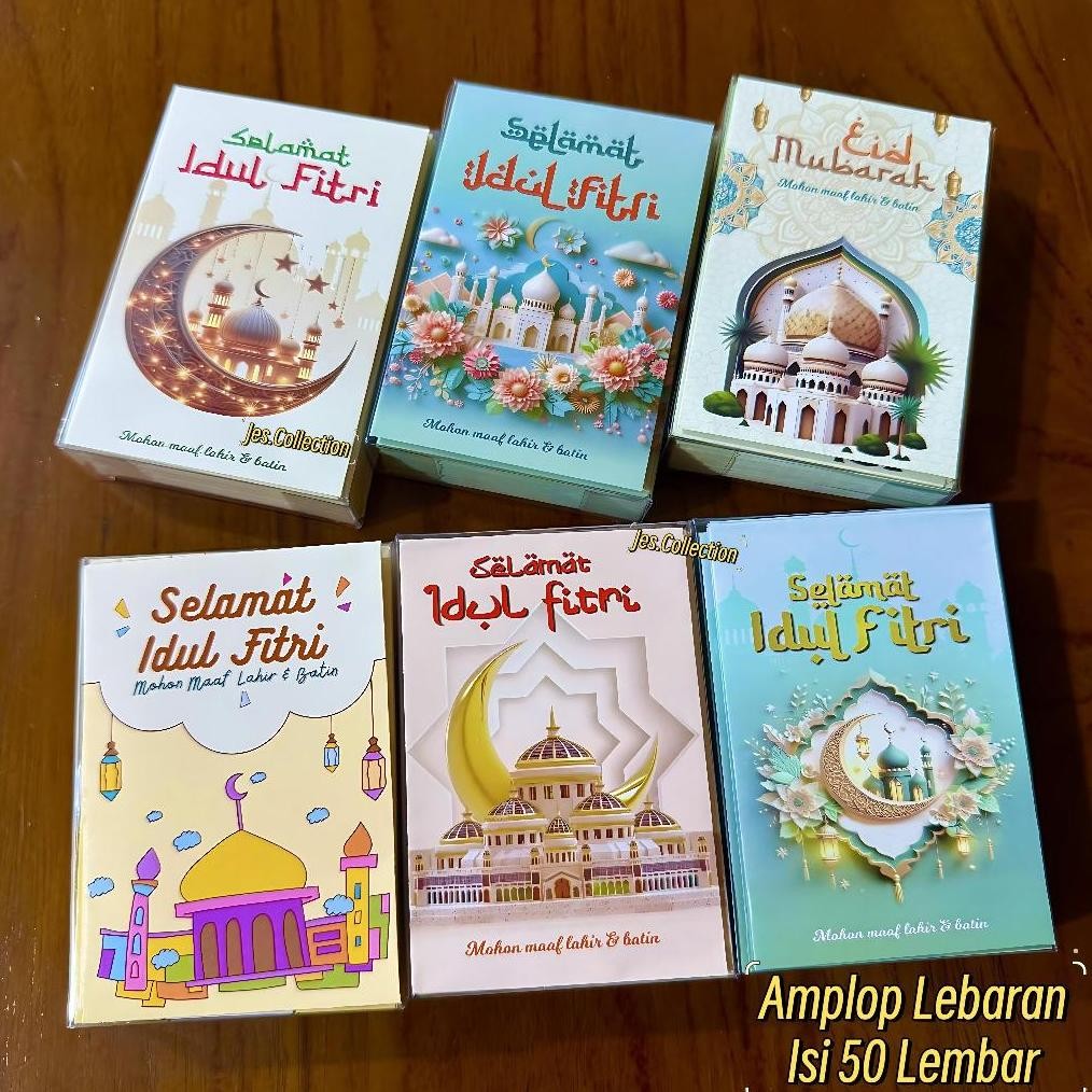 

Murah Amplop Lebaran Idul Fitri Isi 50 Lembar Amplop Karakter Angpao Lucu Terbaru Cod