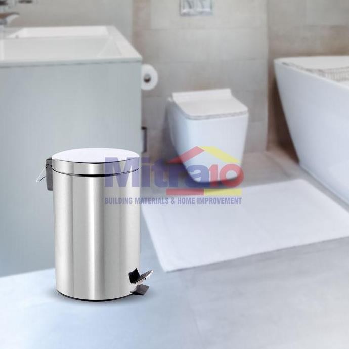 Zehn Tempat Sampah 12 Liter Soft Close Stainless BS