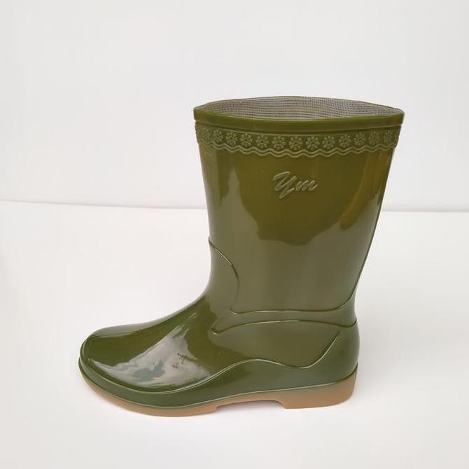 Sepatu Boots Karet Wanita Yumeida Anti Air