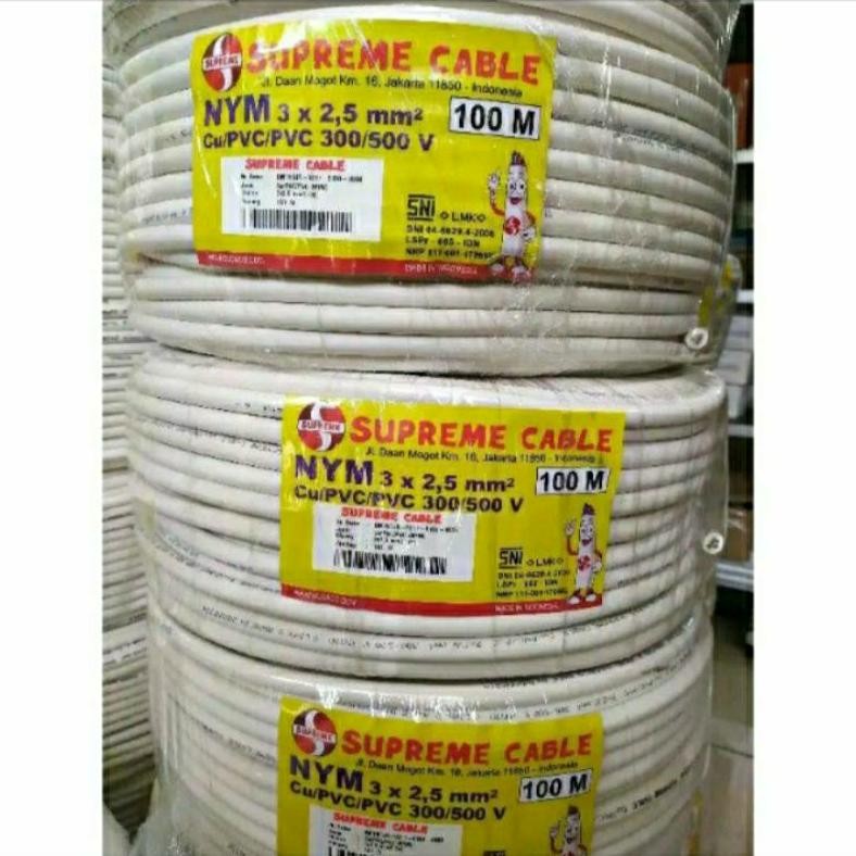 KABEL Supreme NYM 3x2,5 mm / kabel NYM 3x2.5mm eceran aSt