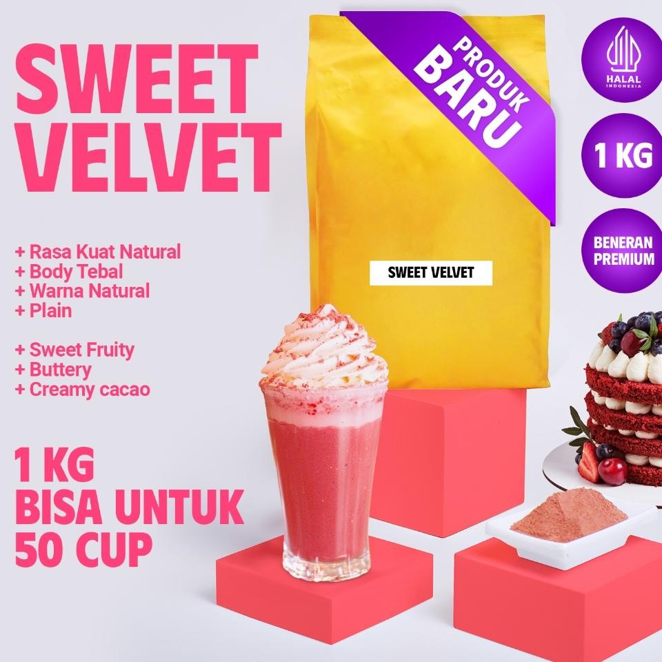 

Jagsta Bubuk Minuman Sweet Veet Sweet Redveet 1 Kg Kualitas