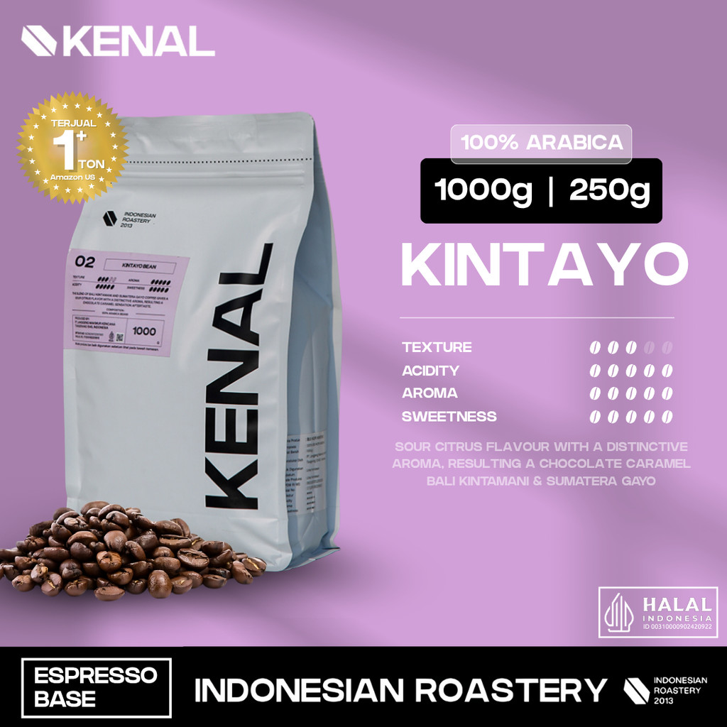 

Kenal Coffee Kintayo Espresso Blend 100% Kopi Indonesia Arabika