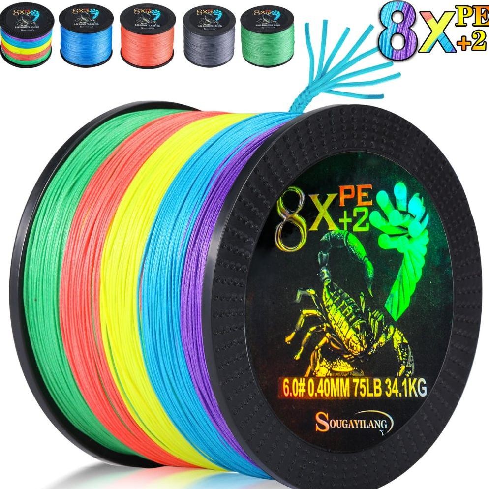 Sougayilang PE X8 500M Senar Pancing Kuat Dan Anti Keriting Braided Benang PE benang PE Pancing